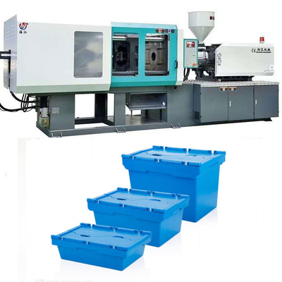 Mesin cetak injeksi 80 ton yang digunakan dengan sistem kontrol PLC dan zona pemanasan 1-8