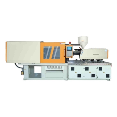 Mesin cetak injeksi 80 ton dengan tekanan injeksi 150-3000 bar dan sistem kontrol PLC