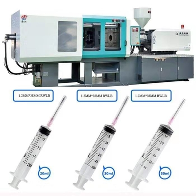 Mesin Cetak Injeksi Plastik Mesin Pembuat Syringe Sepenuhnya Otomatis